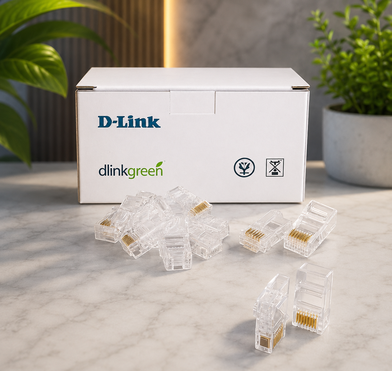 D-Link RJ45 Connector PACK OF 100 (Import/Counterfeit)