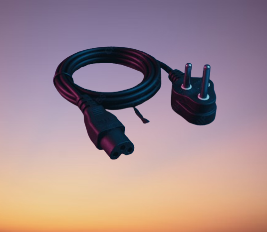 DELL LAPTOP 1.5M Power Cord (Full Copper) (Import/Counterfei