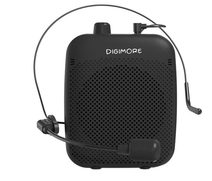 DIGIMORE 10W Voice Amplifier for Teachers w/Wired Headset Mi