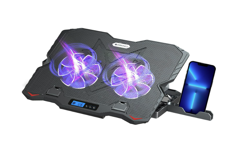 Zebronics NC5500D Powerful Laptop Cooler with Dual 125mm Fan